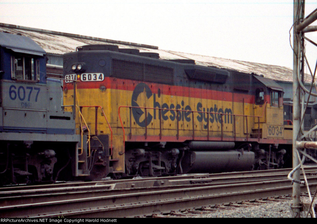 CSX 6034 in NS Glenwood Yard